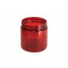 8 oz. Cranberry Plastic Translucent Single Wall 70-400 PET Jar