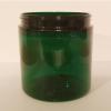 8 oz. Green Emerald Round Single Wall 70-400 PET Translucent Plastic Jar