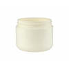 2 oz. Ivory Cream Plastic Double Wall 58-400 PP Jar w/ Olive Green Cap 45% OFF