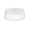 2 oz. Natural Low Profile Thick Wall 70-400 Round PP Plastic Jar with Square Base