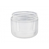 4 oz. Natural Round Base Double Wall Round 70-400 PP Plastic Jar (Stock Item)