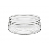 6 oz. Clear PET Plastic Single Wall 89-400  Round Jar