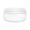 2 oz. White Low Profile Double Wall 70-400 Round Base PP Plastic Jar (Delta)