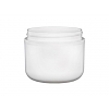 4 oz. White Round Base Double Wall Round 70-400 PP Plastic Jar (Stock Item)