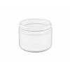 14 oz  White HDPE Plastic Single Wall 89-400  Round Jar w/ White-Multi Cap (2 pc. set) 50% OFF