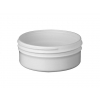 6 oz. White Plastic Single Wall 89-400  Round Jar