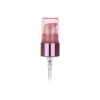 20-410 Pink Shiny Metal-Pink Treatment Pump with 3 5/8 in. Dip Tube & Pink Translucent PP Hood (Surplus)