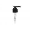 24-410 Black Ribbed Plastic Lotion-Soap Pump w/ 2cc Output, Lock-Down Head-8 3/4 in diptube (NEW-KATA)