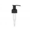 24-410 Black Ribbed PP Plastic Lotion-Soap Pump-1.2cc Output, Lock-Up Head & 6 1/4 in. diptube-Stock MPCH