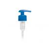 24-410 Blue Smooth Plastic Lotion-Soap Pump-Lock-Up-4 in DT-1.2 cc OP