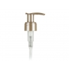 24-410  Champagne (light gold)  Plastic Lotion Pump with Lock Up Saddle Head (6 7/8 in. diptube)