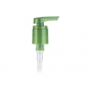 24-415 Green Metallic Plastic Lotion Pump (6 9/16" dip tube)