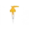 28-400  Orange Translucent Plastic Lotion Pump