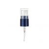 18-415 Blue Dark Pearl-White PP Plastic PAV Fine Mist Pump Sprayer w/ Clear Hood - 2 1/2 in. dip tube