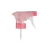 28-400 Pink/White Translucent Trigger Sprayer (Spray/Off Nozzle)
