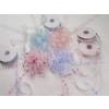 Baby Ribbon in 25 yd. spool of 3/8 in. wide organza puffy print ITS A BOY-ITS A GIRL in 2 colors