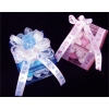 Baby Ribbon in 25 yd. spool of 3/8 in. wide satin ITS A BOY-ITS A GIRL in 2 colors