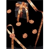Halloween Ribbon in 25 yd. spool of 3/8 in. wide ribbon with Happy Halloween