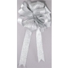 Metallic Wired Ribbon in 25 yd. spool of 1 1/2 in. wide in 2 colors