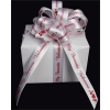 25 yd. spool of 5/8  in.  White/Red My Favorite Valentine Satin Ribbon
