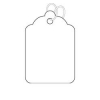 Price Tags w/ Strings Medium (100 ct) (1-1/16 in x 1-5/8 in)