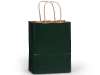 Hunter Green Medium (Cub) Paper Kraft Gift Bag (8 in. x 4.75 in. x 10 in.) 100% Recycled