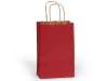 Red Small (Rose) Paper Kraft Gift Bag (5.5 in. x 3.25 in. x 8 in.) 100% Recycled