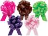 5.5 in. Wide Flora Satin Polypropylene Pull Bows w/ 20 Loops of 1 7/16 in. Wide Ribbon in 18 colors