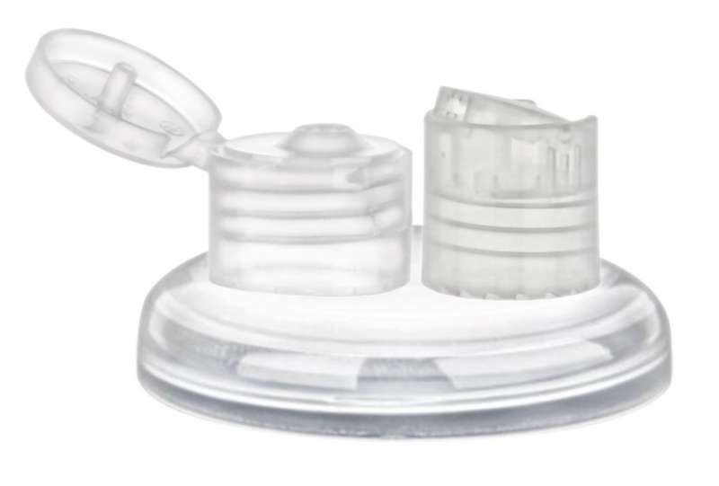 Natural-Clear Plastic Caps