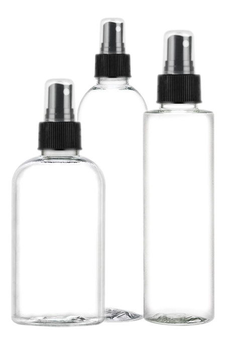clear plastic spray bottles