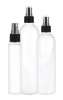 white plastic spray bottles