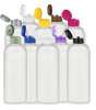 4 oz. Natural HDPE Semi-Opaque Tottle HDPE 22-400 Squeezable Plastic Bottle w/ Colored 1.5 in. Dispensing Cap