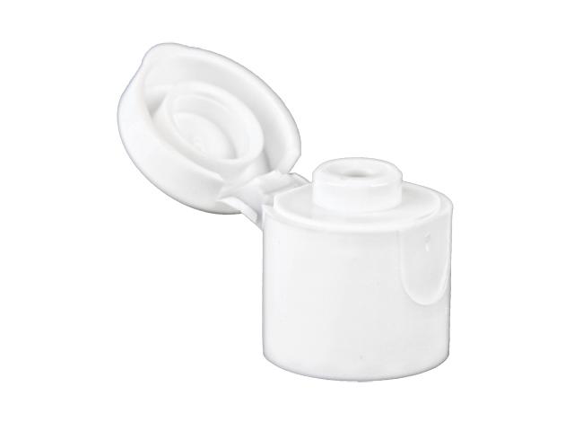 Glasstic - 16oz Clear Glass - White Flip Cap