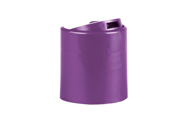 24-410 Purple Violet Dispensing Disc Top Bottle Cap w/ .310 in. Orifice