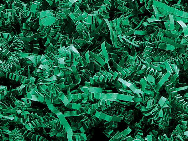 Green Crinkle Paper Shreds 2oz