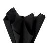 black tissue paper