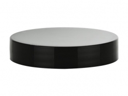 58-400 Black Flat Smooth Non Dispensing PP Jar Cap-F-217 Liner (MRP)
