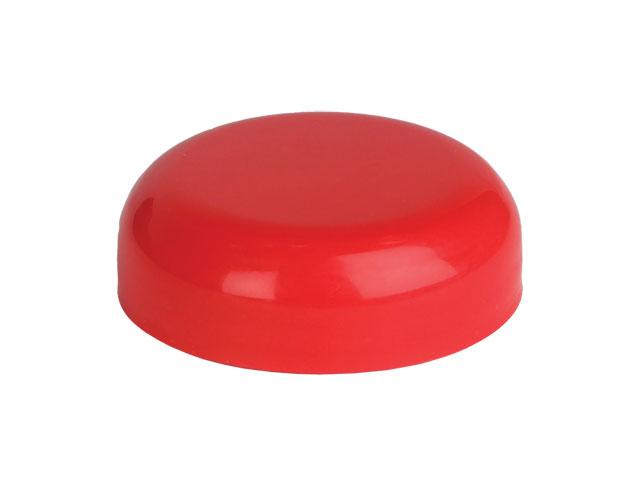 63 mm Red Dome Smooth Non Dispensing Plastic Liner-less Jar Cap 50% OFF