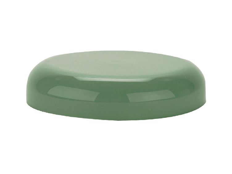  70-400 Dusty Sage Green Smooth Dome Non Dispensing PP Plastic Jar Cap w/ Foam Liner 40% OFF