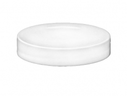 70-400 White Flat Smooth PP Plastic CT Liner-less Jar Cap (King)