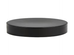 89-400 Black Flat CT Smooth PP Plastic Jar Cap-F-217 Liner-Gloss Finish (MRP)