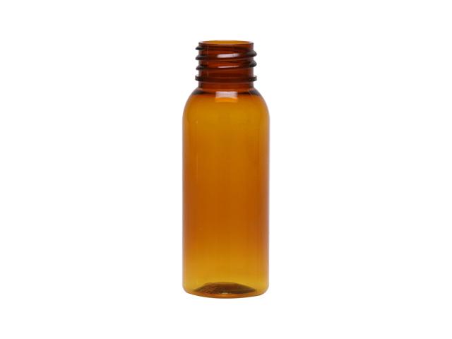 1 oz. Amber 20-410 Round Bullet PET (BPA Free) Translucent Plastic Bottle w/ Sprayer or Treatment Pump 30% OFF (Stock)