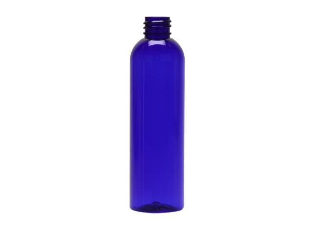 blue plastic spray bottles