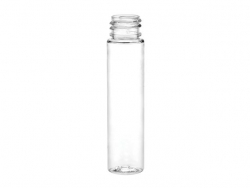 1 oz. Clear 20-410 Tall Cylinder Round PET (BPA Free) Plastic Bottle-FM Alum Sprayer