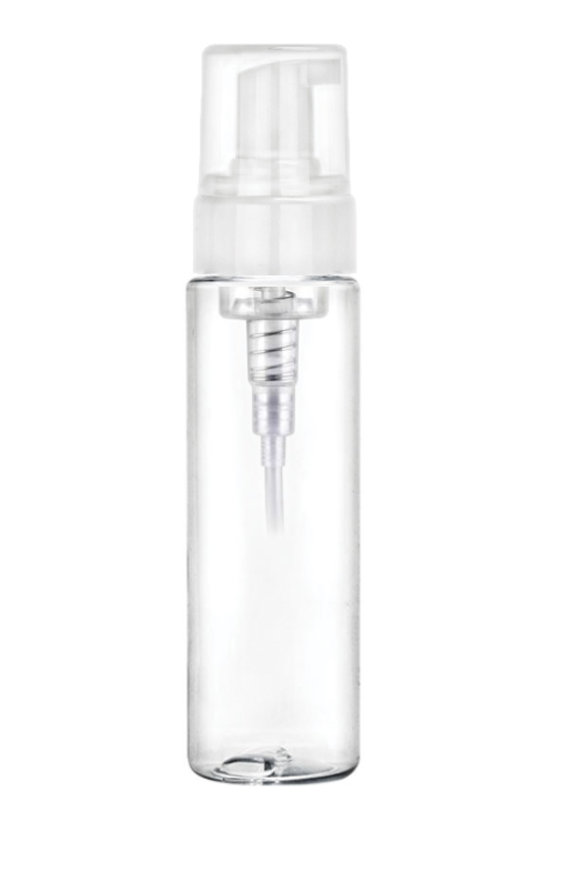 6 oz. (180 ml) Clear 43 MM Cylinder Round PET Plastic Bottle