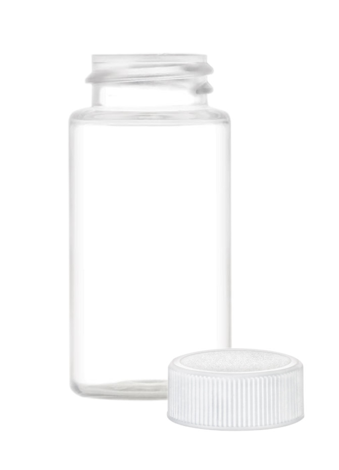 20 oz Clear Pet Plastic Water Bottles - Clear 28 mm