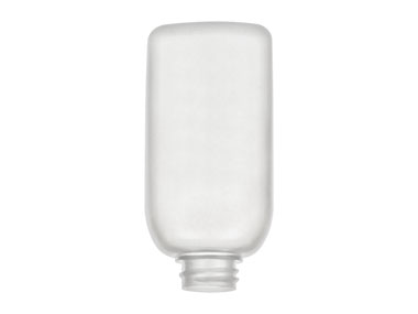 2 oz. Natural HDPE Semi-Opaque Tottle HDPE 22-400 Squeezable Plastic Bottle w/ Colored 1.5 in. Dispensing Cap