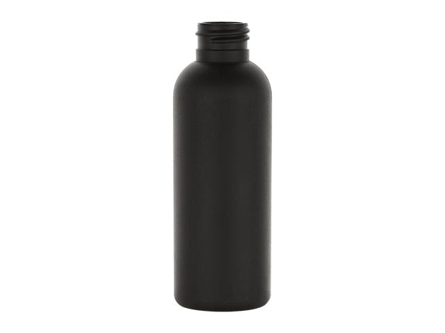 3.33 oz. Black Bullet Round (100 ML) 24-410 HDPE Opaque Plastic Bottle 50% OFF