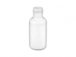 .5 oz. (1/2 oz) White 15-415 Boston Round LDPE Plastic Bottle