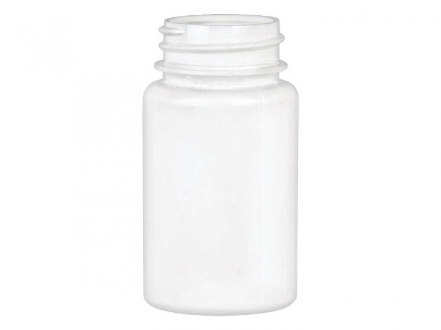 2 oz. White (60 cc) 33400 HDPE Round Plastic Packer Bottle